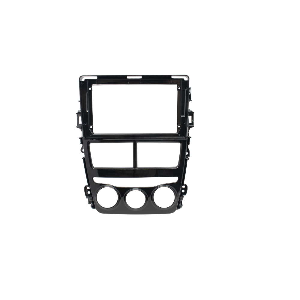 Moldura 9 Polegadas Toyota Yaris Painel Multimídia 2din Black piano Alto  Acabamento