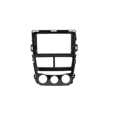 Moldura 9 Polegadas Toyota Yaris Painel Multimídia 2din Black piano Alto Acabamento