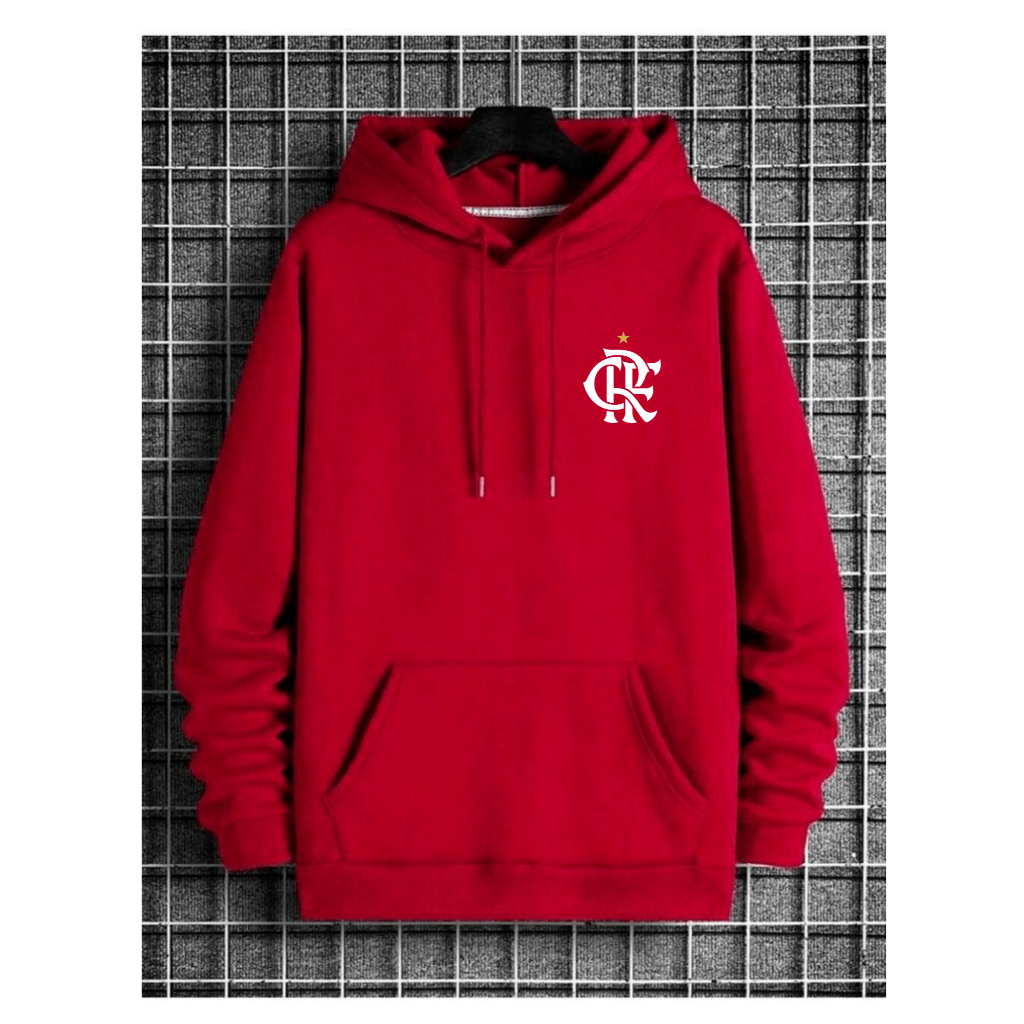 Moletom Masculino Vermelho: Onde Comprar | BuscaProdutos