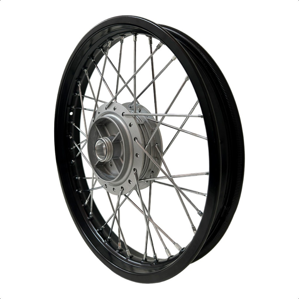 Par Roda Aro Preto Raio 4mm ou Inox Ybr / Ybr Factor Ed Á Disco · foto 2
