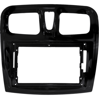 Moldura 9 Polegadas Renault Sandero / Logan 2015 A 2024  Painel Multimídia 2din Black piano Alto  Acabamento em Oferta na Shopee