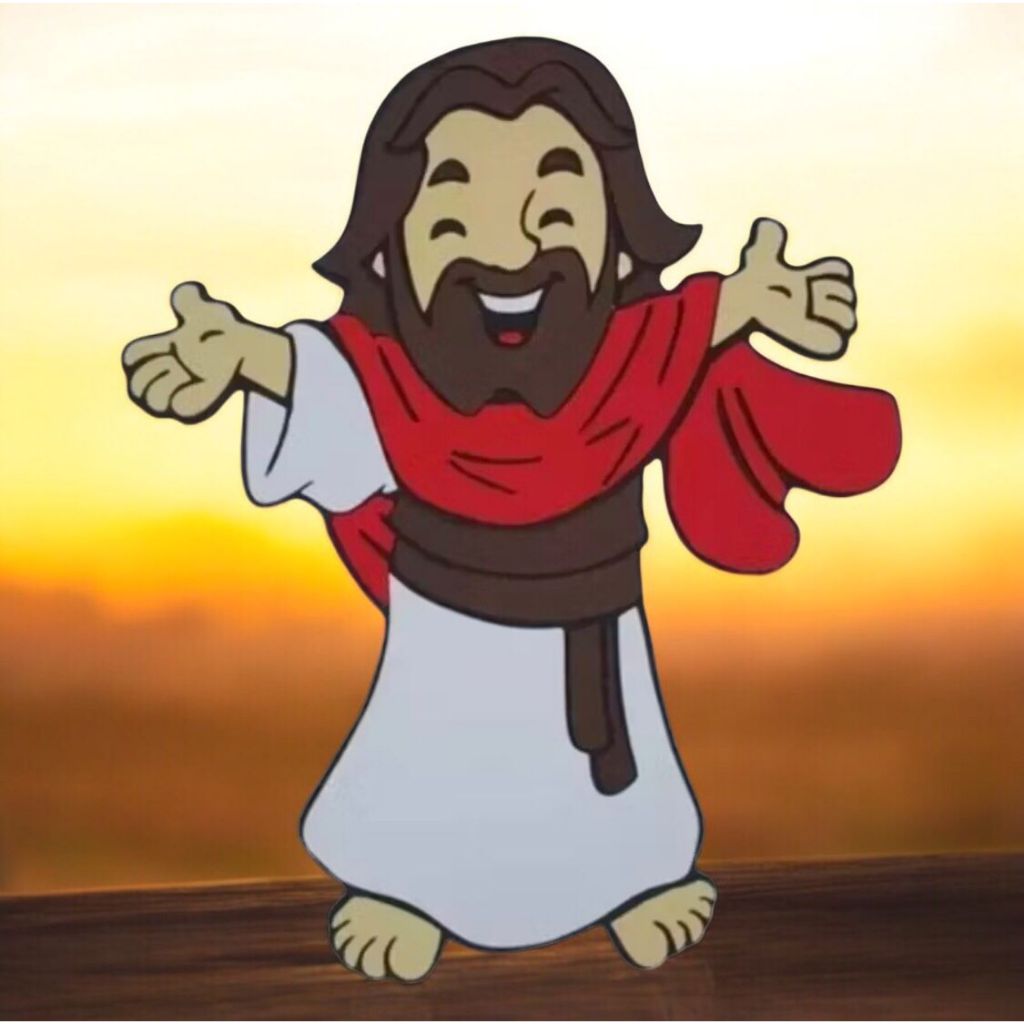 PAINEL DECORAÇÃO ENFEITE JESUS EM EVA 60 CM BANNER DECORATIVO em Oferta na Shopee