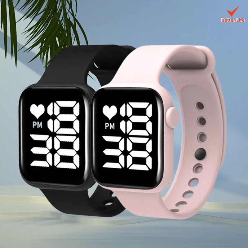 Relógio de Led Pulso Esportivo Watch Relógio digital  Adulto e Infantil Esporte Prova água-BT em Oferta na Shopee