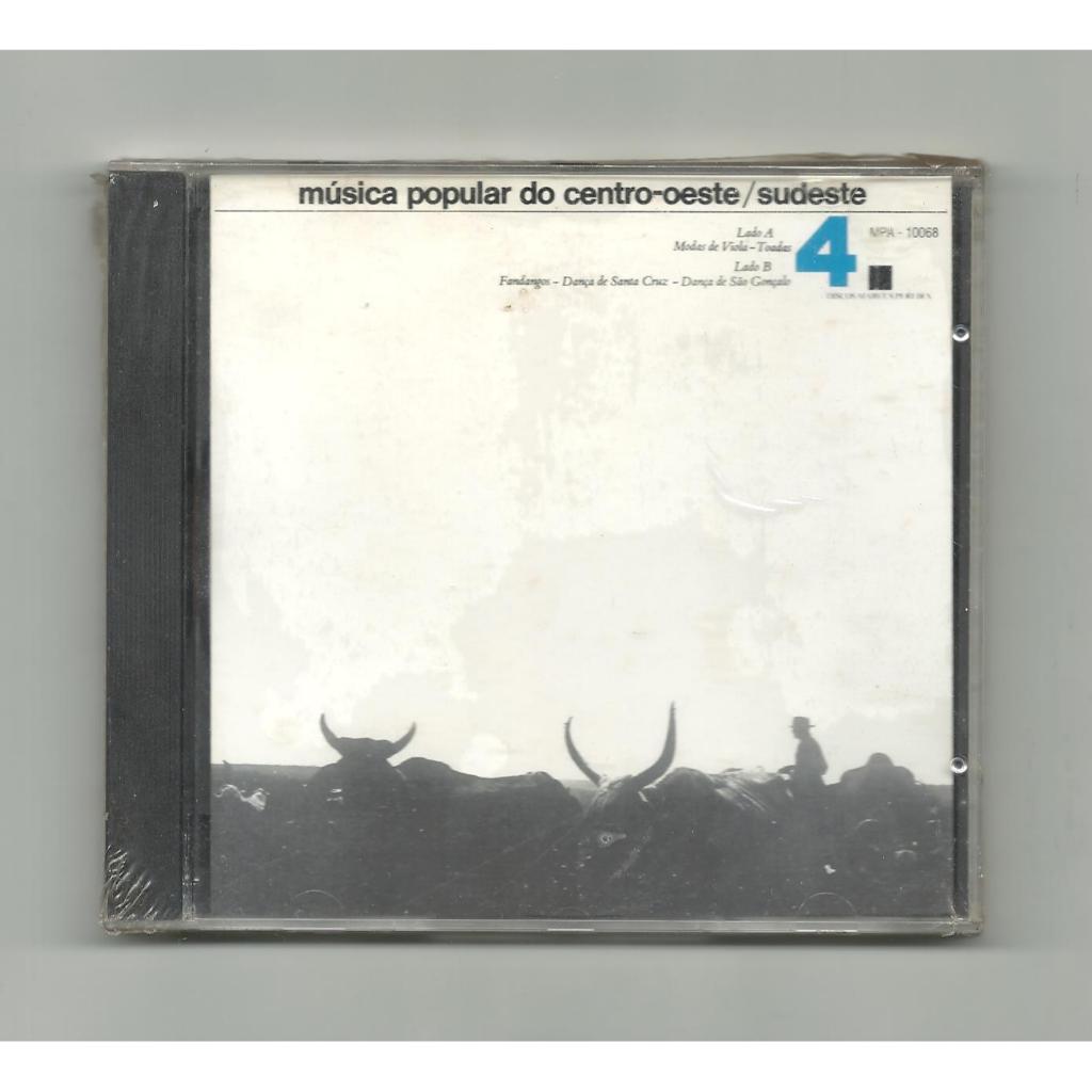 CD - Música Popular Do Centro-Oeste/Sudeste 4 (V.A.) Nacional -s/d- genero:Caipira, Sertanejo, Folk