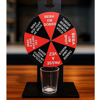 Roleta da Diversão Roleta shot Divertida em Oferta na Shopee