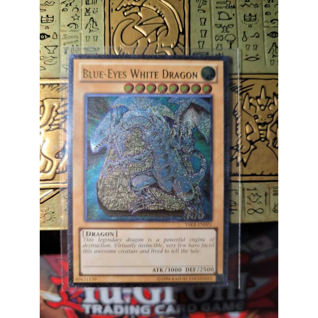 Blue-Eyes White Dragon/Dragão Branco de Olhos Azuis. Raridade ULTIMATE. Yugioh. Original Konami.