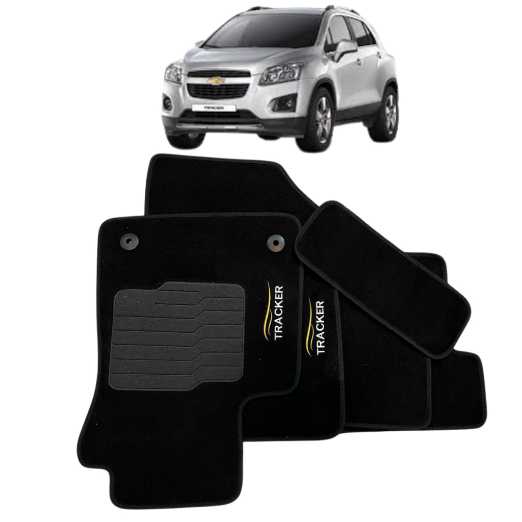 Tapete Carpete Tracker Preto 2014 2015 2016 2017 2018 2019 5 pecas em Oferta na Shopee