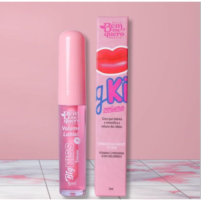 Gloss Big Kiss Volume Vitamina E Acído Hialurônico