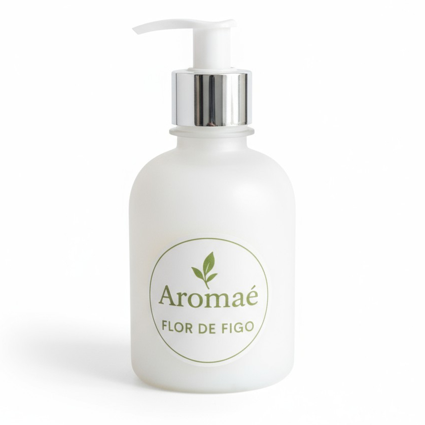Sabonete Loção Líquida Flor de Figo Aroma Floral Exótico Para Banho