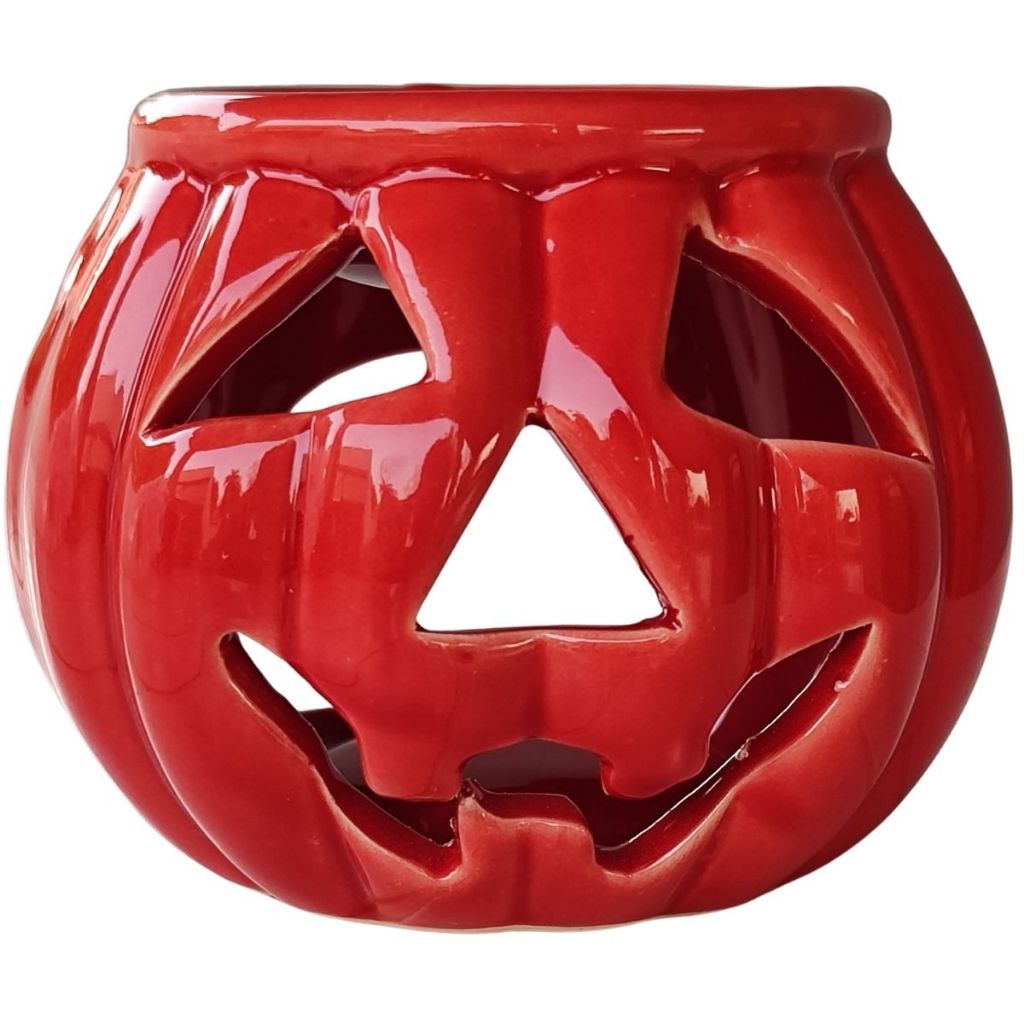 Difusor Aromatizador Rechaud Abóbora Cerâmica Halloween