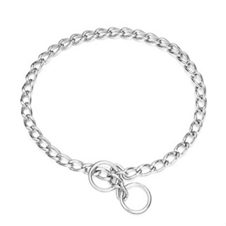 Coleira Enforcador de Adestramento Canino - Coleira de ferro profissional inoxidavel para cães em Oferta na Shopee