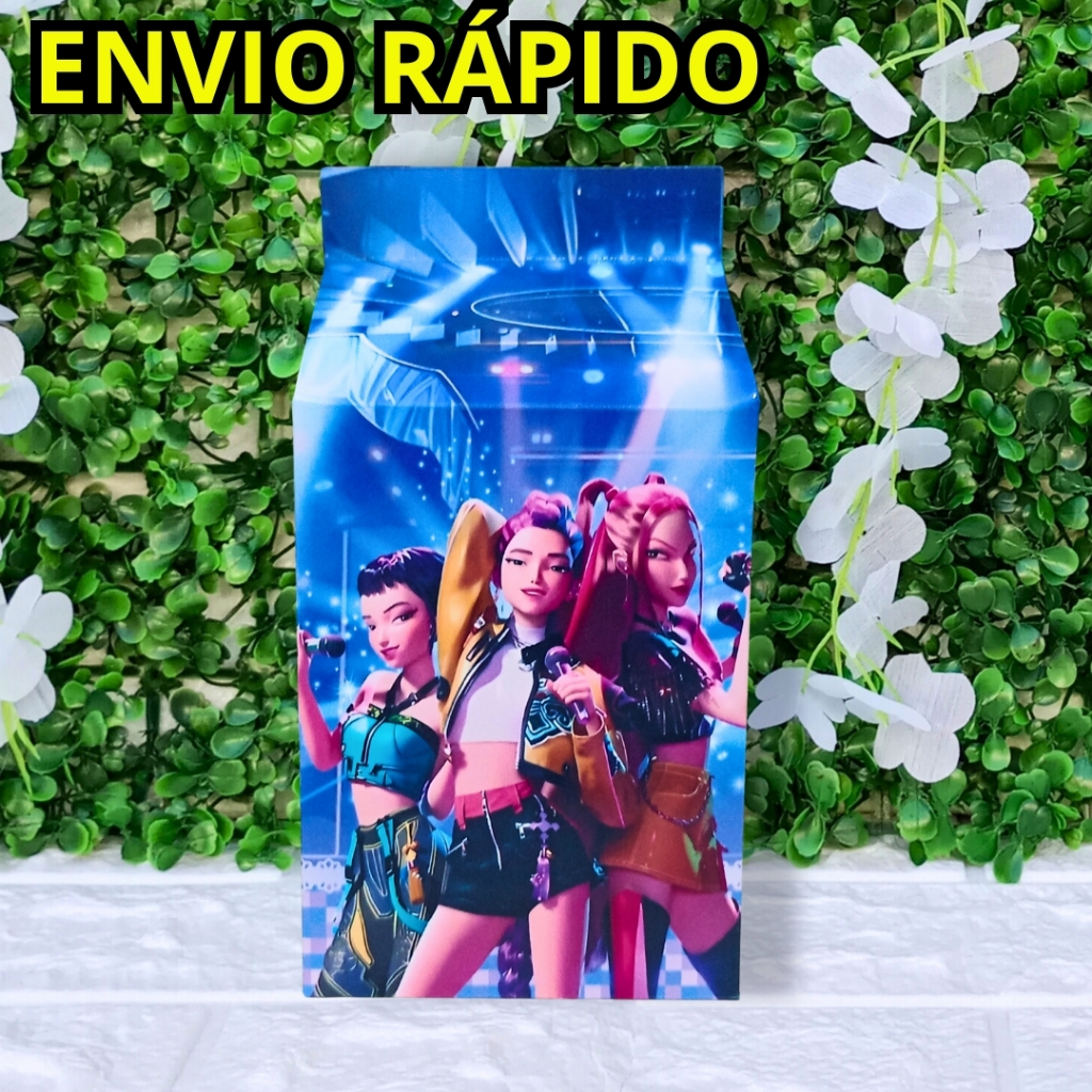 GUERREIRA caixa milk kit festa aniversário decoração lembrancinha personalizada S/NOME caixinha kpop