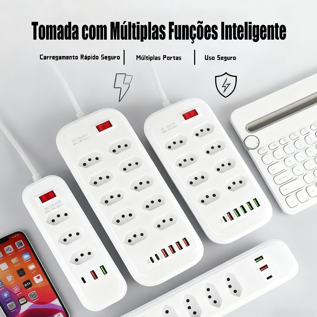 Extensão Elétrica com Porta Usb-c: Onde Comprar | BuscaProdutos