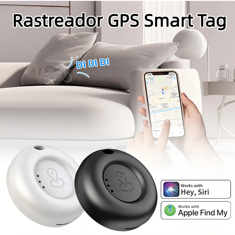 Rastreador GPS Inteligente iPhone  Certificado App Oficial Distância Global GPS Find My MFI Car Key Child Pet
