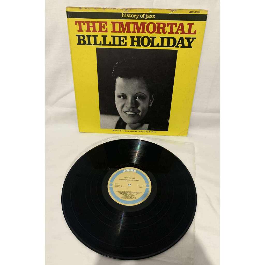 LP VINIL Billie Holiday The Immortal Billie Holiday 1971 ITÁLIA   MÍDIA FÍSICA IMPECÁVEL