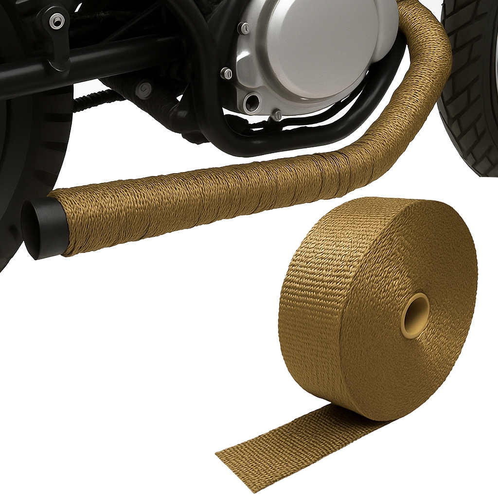 Manta Térmica Termotape TITANIUM Para Escapamento 05 Metros em Oferta na Shopee