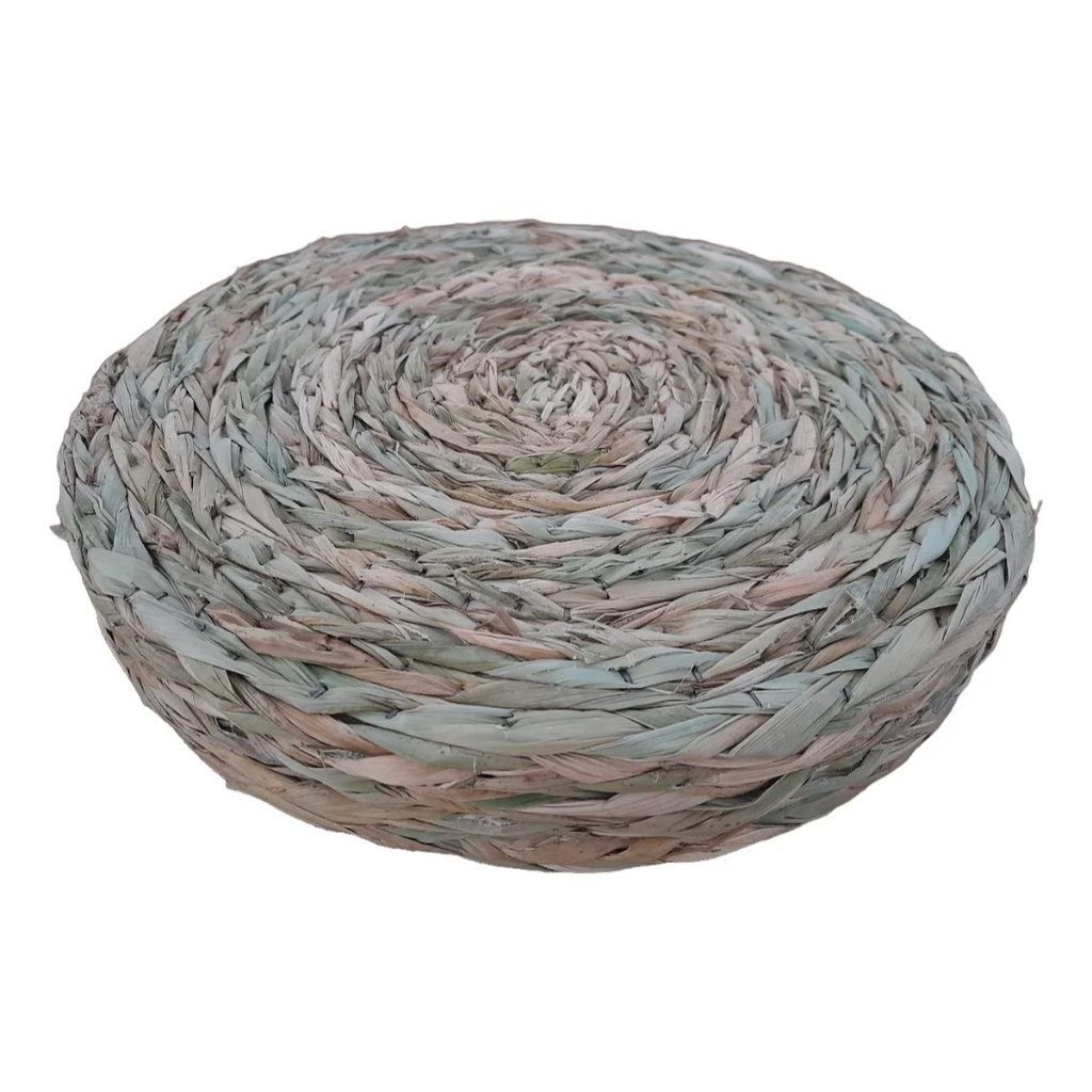 Porta bolo boleira 42 cm suporte bolacha rustica madeira palha decoração festa campo casamento