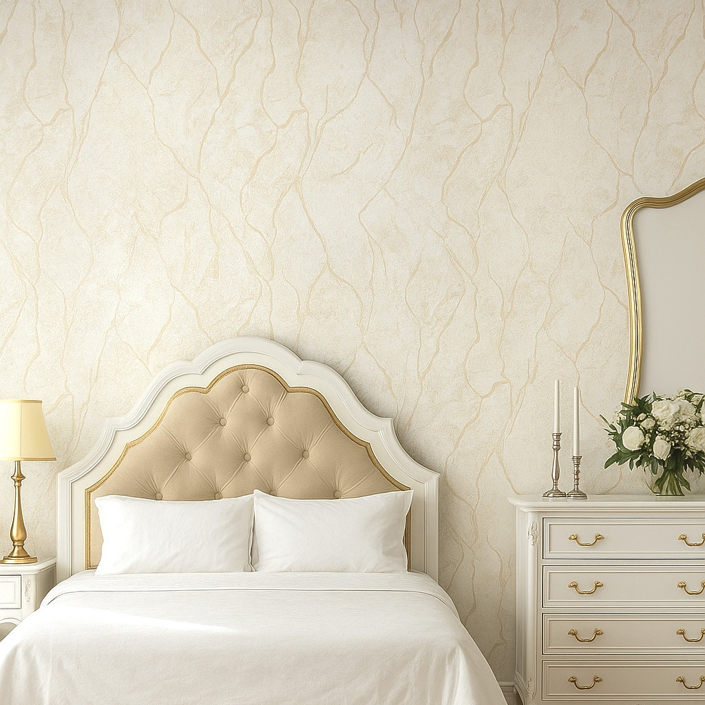 Papel de Parede Dourado Alto Relevo Toque de Glitter Super Luxo - Rolo 10m x 53cm - Cola Inclusa - Modelo 211501 em Oferta na Shopee