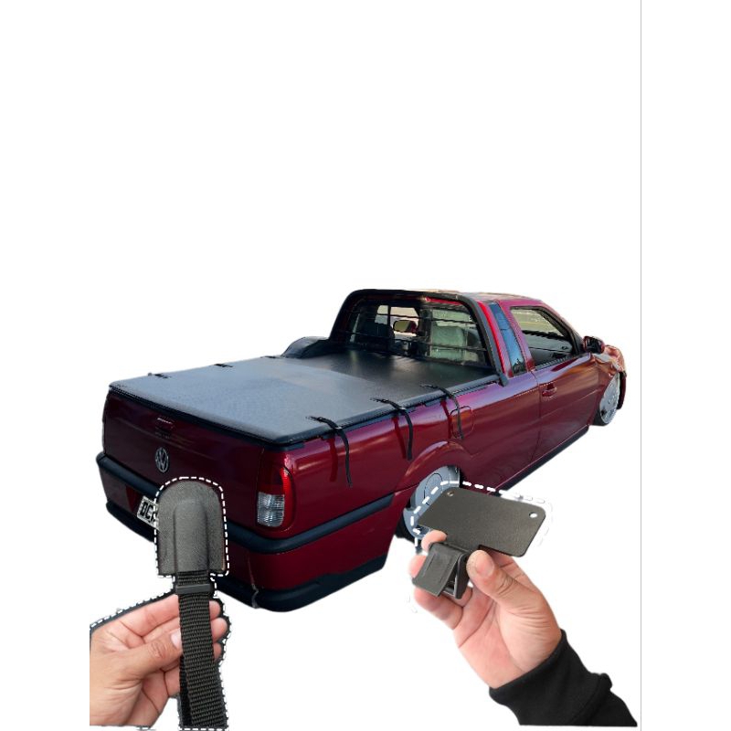 Kit Fivelas + Ganchos Saveiro G3, G4, G5 em Oferta na Shopee