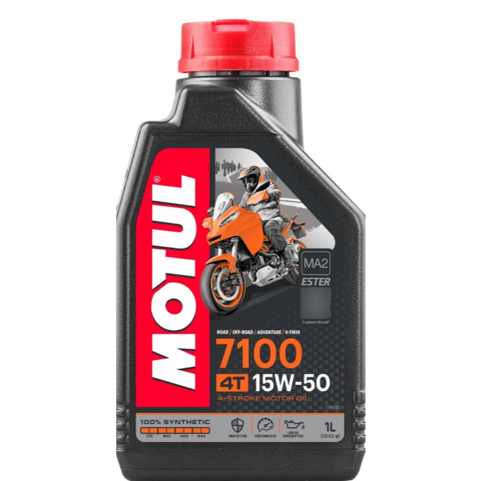 Óleo Lubrificante Motul 7100 15w50 4t 100% Sintético 1 Litro