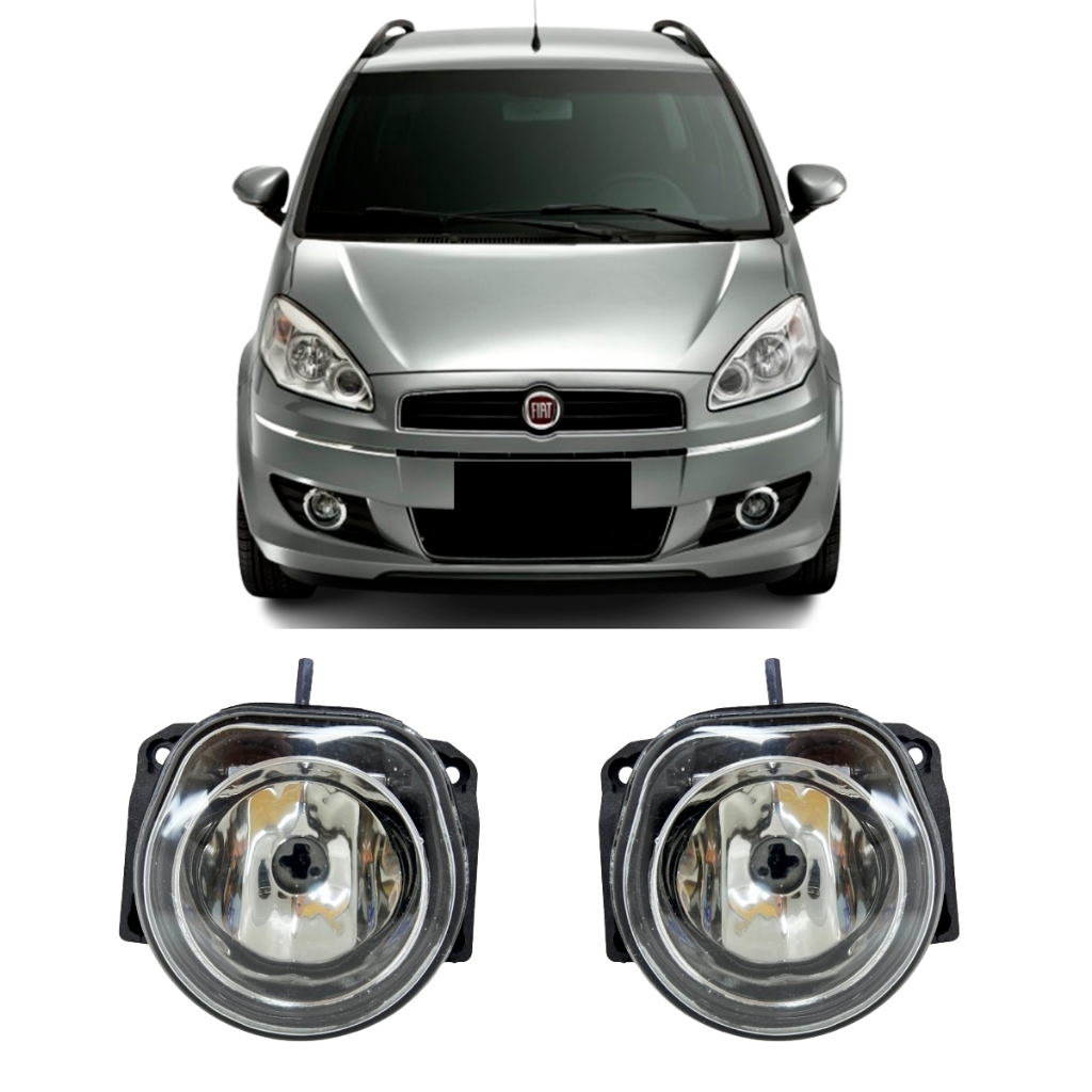 Farol De Milha Neblina Fiat Idea 2005 A 2016 em Oferta na Shopee