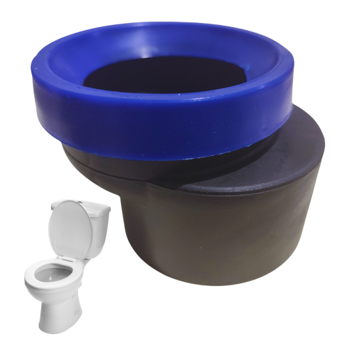 Bolsa excêntrica Deslocamento Adaptador para vaso sanitário com anel de vedação em Oferta na Shopee