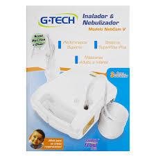 Nebulizador E Inalador Nebcom V G-Tech Branco