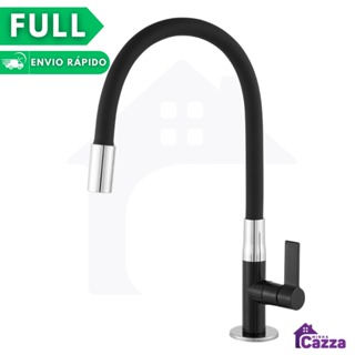 Torneira Gourmet Cozinha Preta Bancada Mesa Pia Cano Flexível 1/4 de volta Black Torneira ABS em Oferta na Shopee