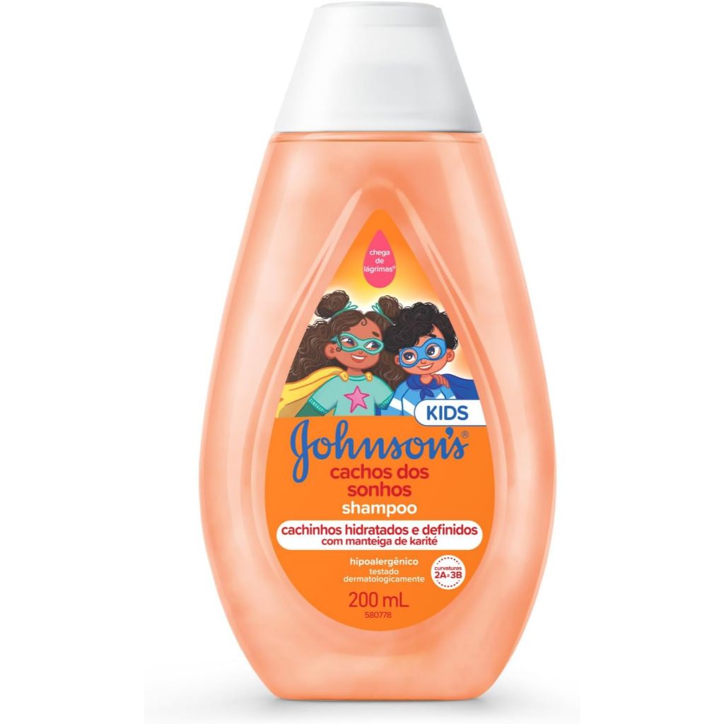 Shampoo Infantil Johnson'S Baby Cachos Dos Sonhos 200ml