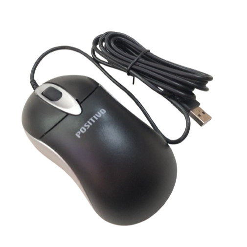 Mouse Óptico Com Fio Usb Ms55 Positivo - Envio Imediato