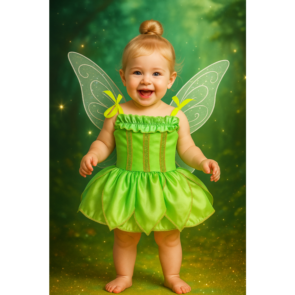 Vestido Fantasia Fada Bebê – Encanto e Magia para as Pequenas!