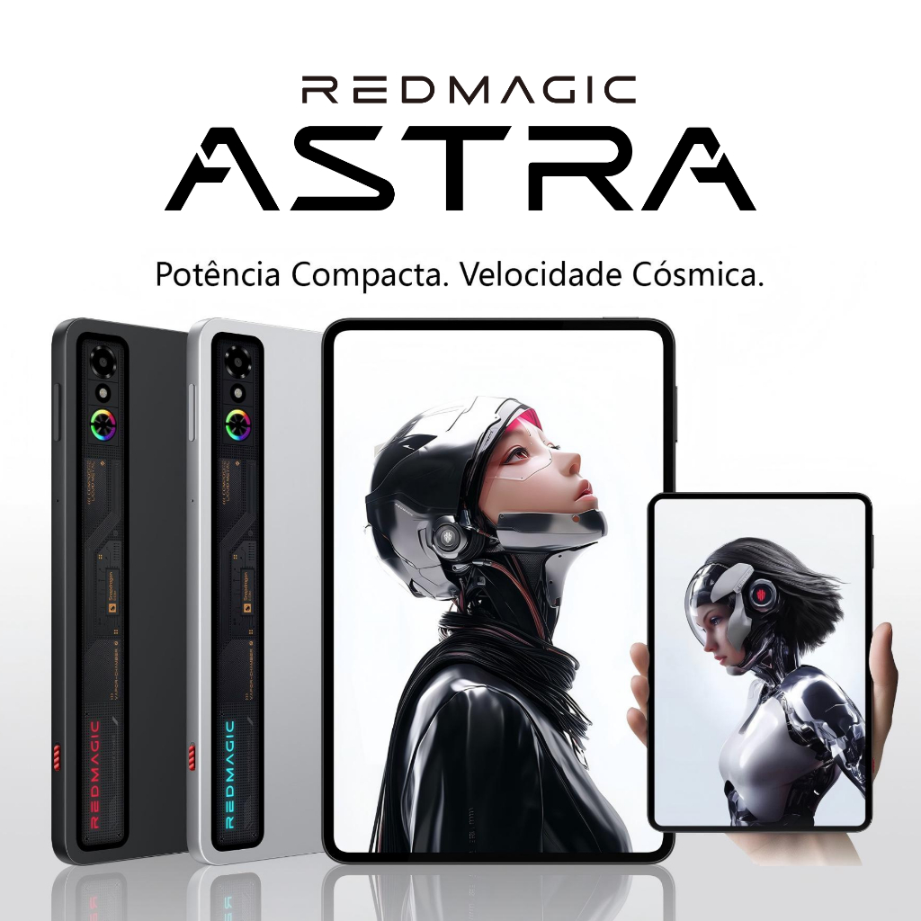 REDMAGIC Astra Gaming Tablet para Jogos 9.06'' OLED 8200mAh Snapdragon 8 Elite 12GB+256GB/16GB+512GB/24GB+1TB em Oferta na Shopee
