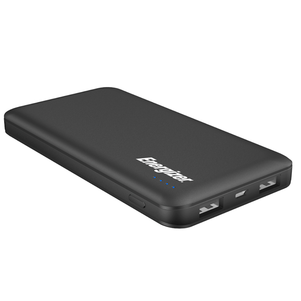 Carregador Portátil Powerbank 10000Mah 2 Portas Quick Charger 3.0 Energizer Preto