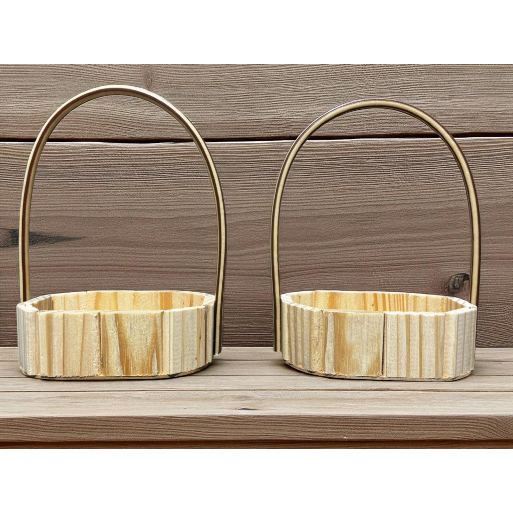 Kit 10 Cestos para Presente Oval 16cm Fraldeira Decorativo em Oferta na Shopee