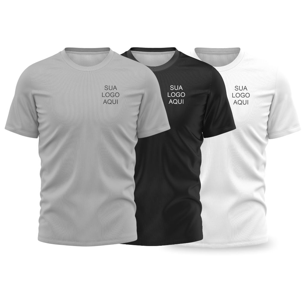 Camiseta Personalizada Com Sua Logo Personalizada Camisa 100% Algodão