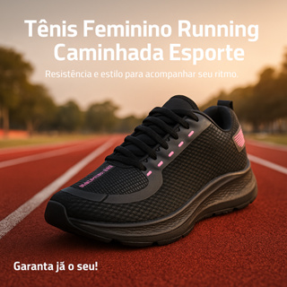 Tênis Feminino Esportivo Corrida Academia Leve e Confortável – | Pronta Entrega em Oferta na Shopee