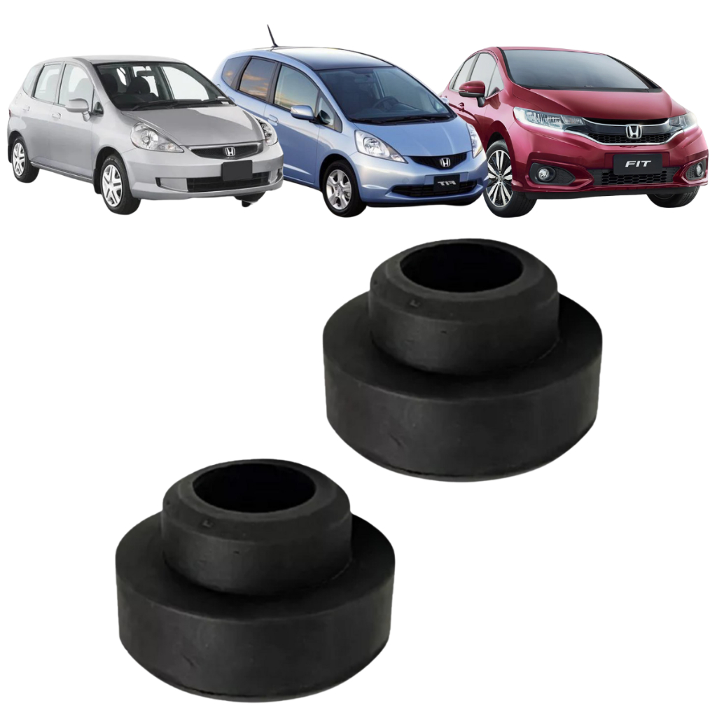 Kit Par Calço Especial Mola Traseira Honda Fit 2003 2004 2005 2006 2007 2008 2009 2010 2011 2012