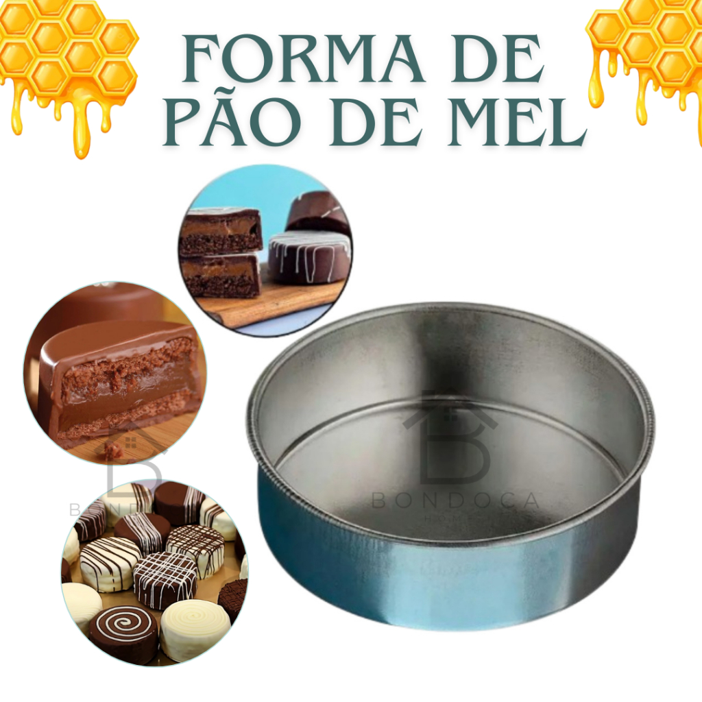 Forma Pão De Mel N°2 Kit com 12 Unidades em flandres Alumínio achadinhos