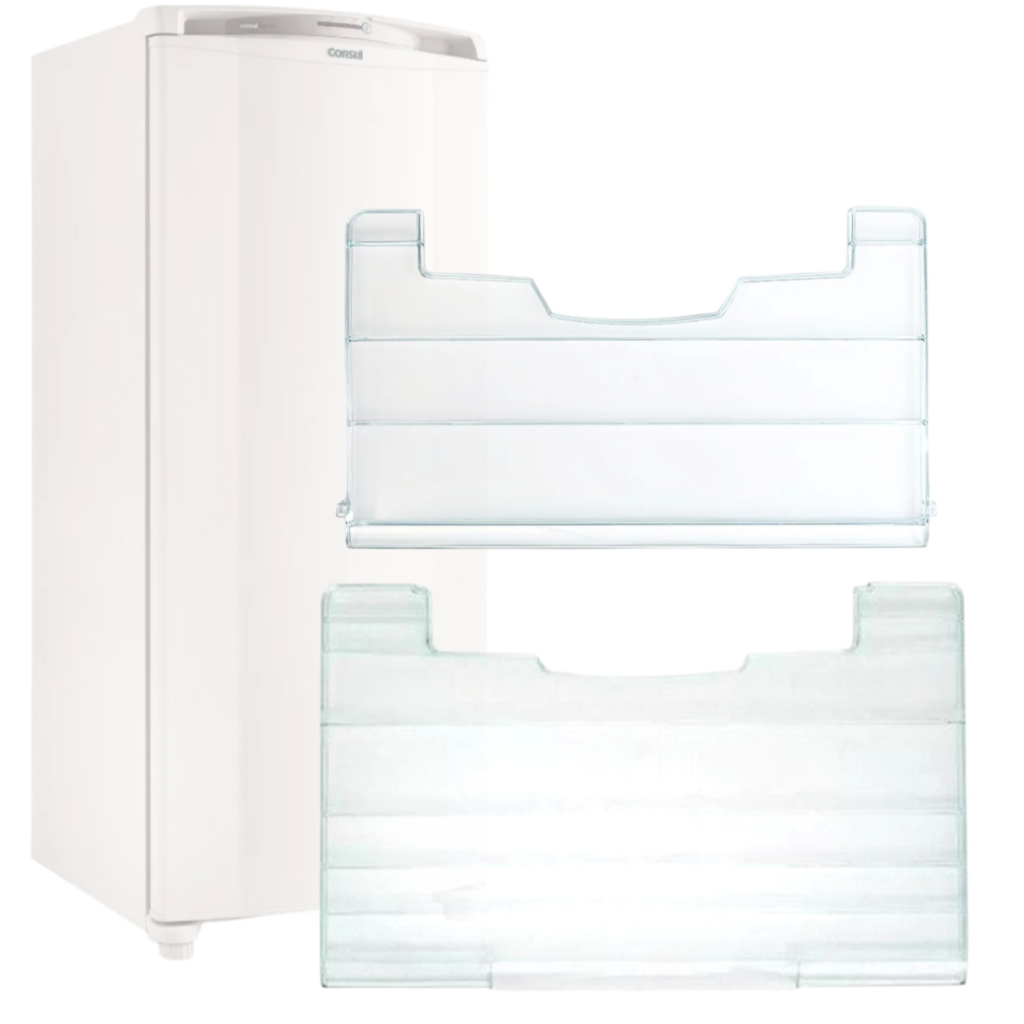 Kit Prateleira Congelador Consul Crb36 Crb39 + Prateleira Cold Room Original