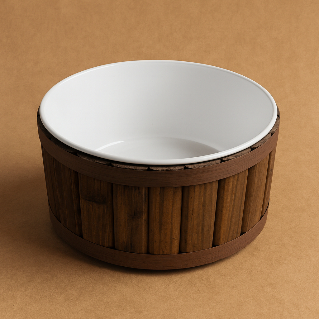 Tina Rustica Spa Dos Pés Relaxante Bacia Aluminio pintada 9L