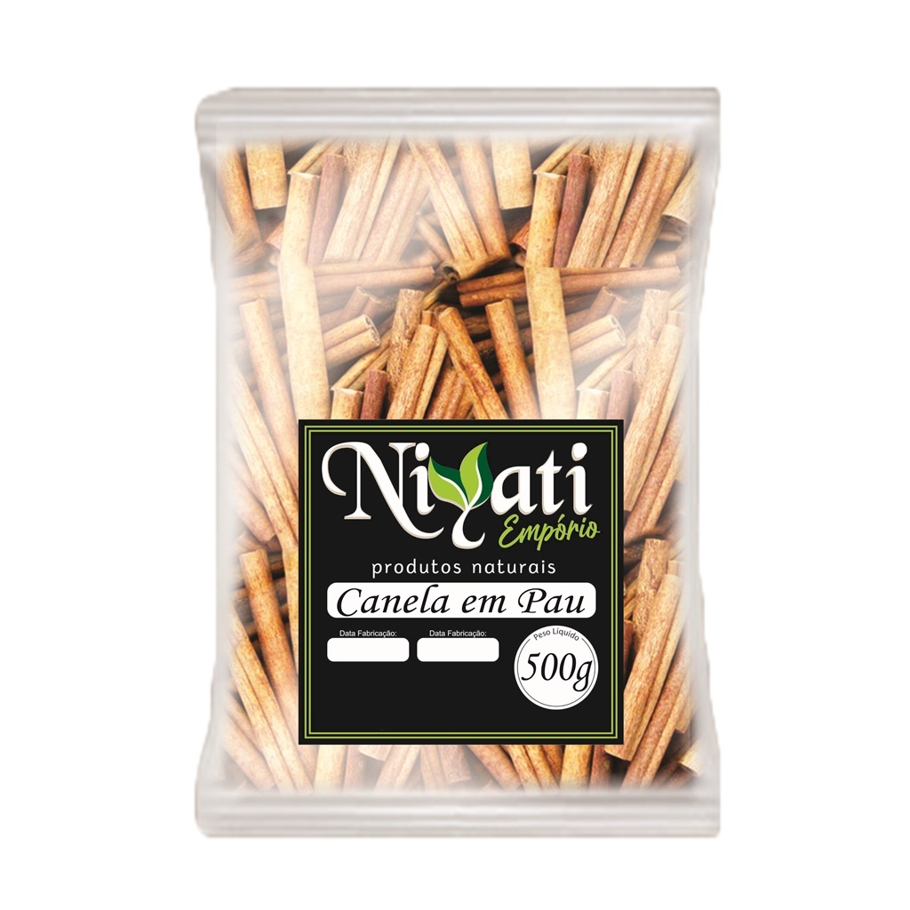 Canela em Pau 500g Casca Natural Pura Niyati em Oferta na Shopee