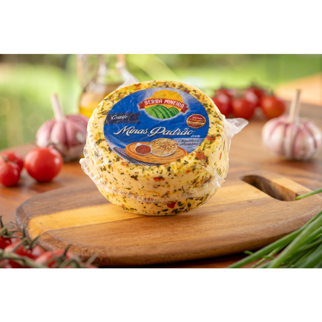 QUEIJO MINAS PADRÃO TEMPERADO COM CHIMICHURRI ESPECIAL em Oferta na Shopee