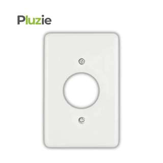 Placa para 1 Tomada Redonda 4x2 Ideale Branca Pluzie em Oferta na Shopee