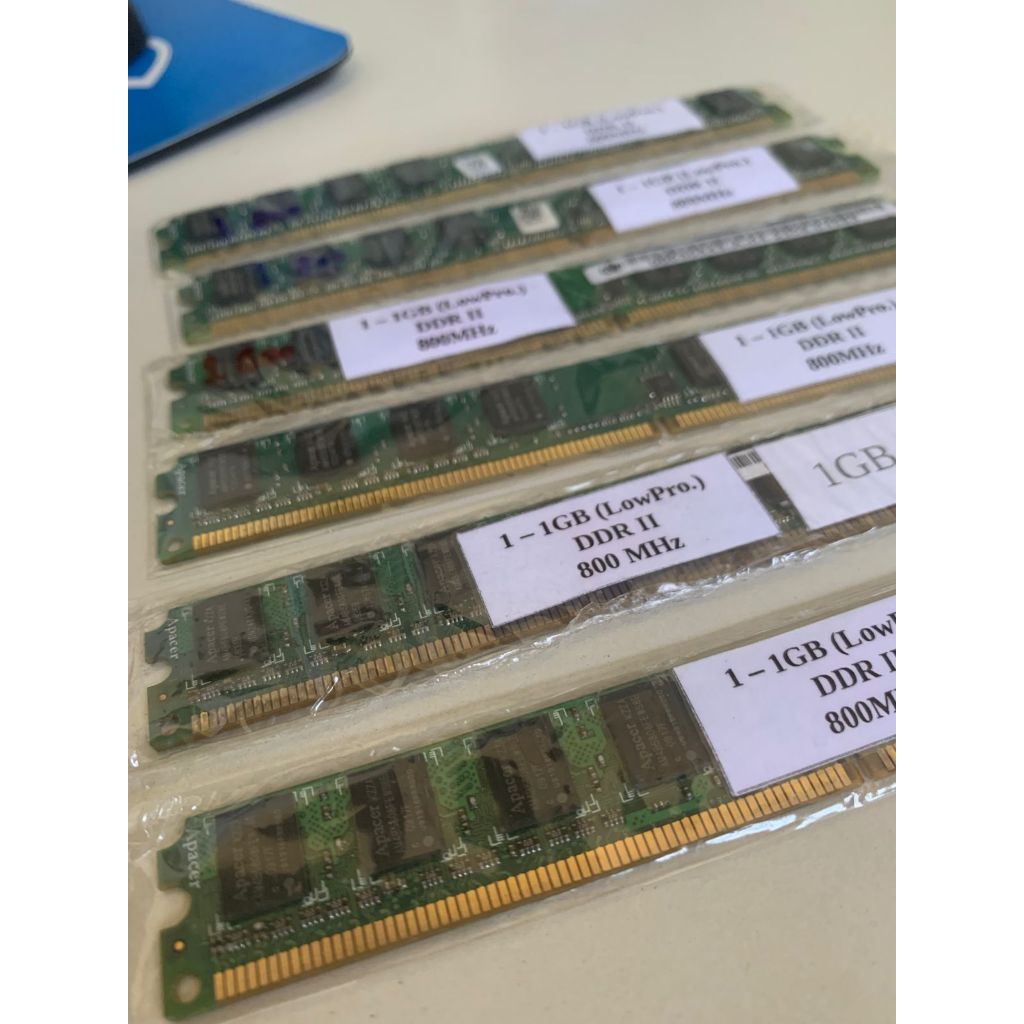Memória Apacer Low Profile 1gb Ddr2 800mhz