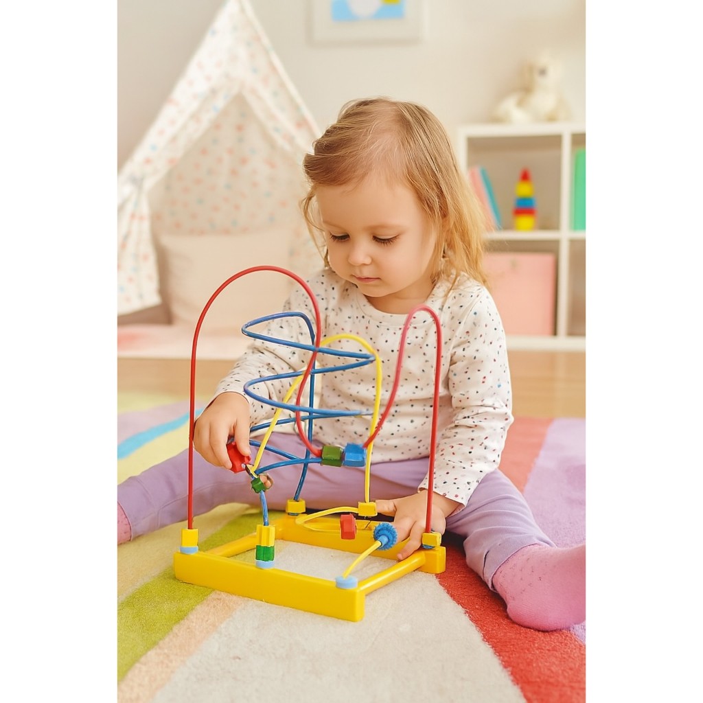Brinquedo Aramado Pedagógico Infantil Educativo Montessoriano Colorido 6 Modelos Diferentes Grandes.