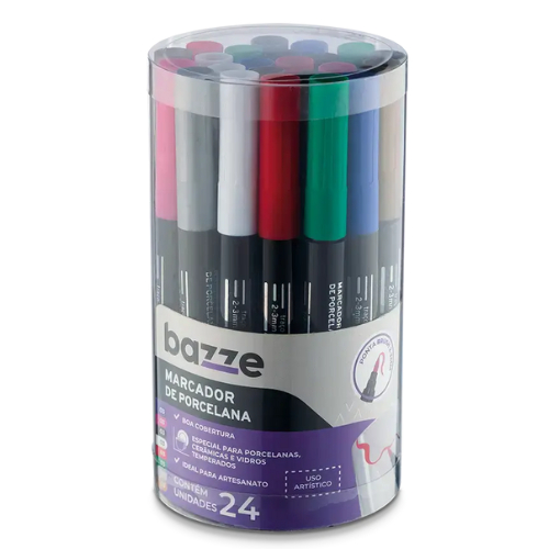 Marcador de Porcelana - BAZZE em Oferta na Shopee