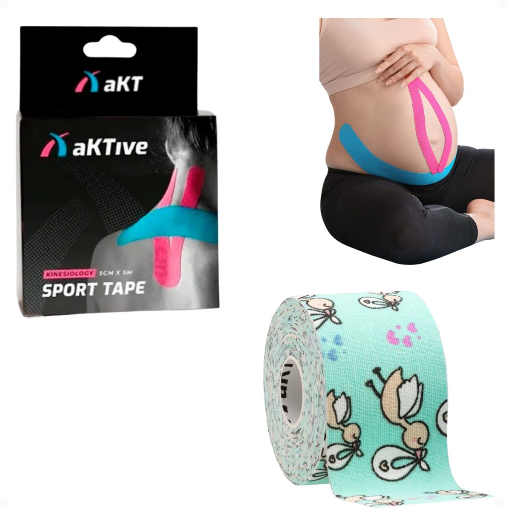 Bandagem Elástica Fita Kinesio Tape Fisio Pelvica Funcional Gestante Kinesiology Pos Parto Gravida em Oferta na Shopee