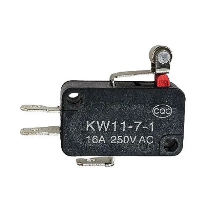 chave fim de curso microswitch com roldana kw11-7 16amper 250v