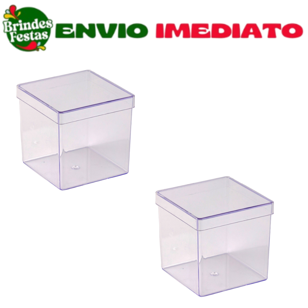 15 Caixinha Em Acrilico 8x8 Caixa (15 Unidades) Lembrancinha Festas