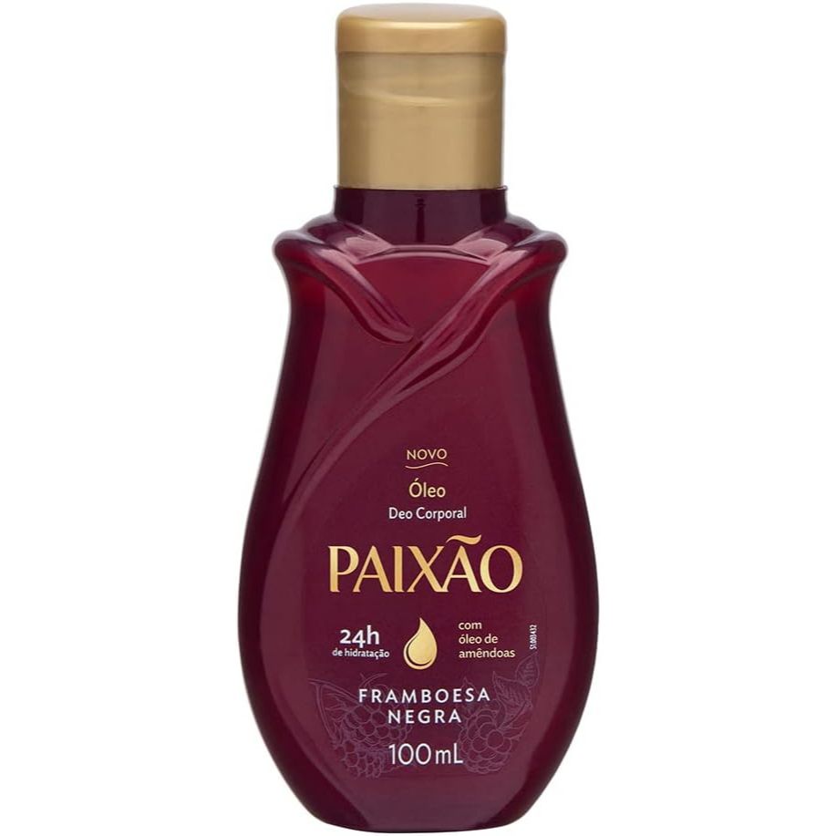 Óleo Corporal Paixão Framboesa Negra 100ml em Oferta na Shopee